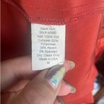 Black Halo  Dark Orange Silk Bustier-style Top Size Medium Photo 3