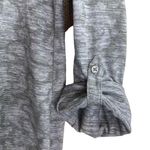 Columbia  Sportswear Gray Tonal Long Sleeve Drawstring Hem Top Size M Photo 4