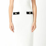 Endless Rose NEW Ivory Knit Sleeveless Maxi Sweater Dress Size Medium Photo 0