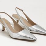 Sam Edelman  Bianka Slingback Pump, Soft Silver, Size 8.5M or 8 1/2 Medium Photo 0