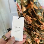 Cider NWT Floral Forever Corduroy Slit Dress Photo 3