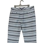 Creatures Of The Wind Career Style Stripped Pants Size 2 Black Photo 4