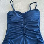 L'Agence L’AGENCE Aubrey Ruched Shimmer One-Piece Swimsuit, Large, $225 Photo 8