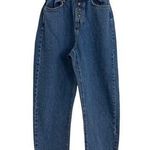 ZARA Jeans Paper Bag High Waist Denim Blue Jeans Size Women's 0 Photo 0