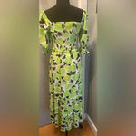 Steve Madden  Sunny Lime Smocked Dress -NWT Photo 4