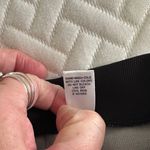 C EST. 1946 Chic Black and Salmon Striped Midi Skirt Size Medium Photo 4