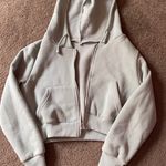 SheIn Super Cropped Zip Up Sweater Photo 1