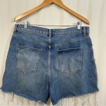 ZARA The 90s Bermuda High Rise Loose Fit Denim Jean Shorts Photo 6