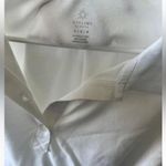 Elegant White Button Down Shirt for Women Size M Photo 2