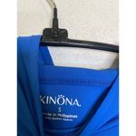 Kinona Hit The Range Longsleeve Golf Hoodie Blueberry Blue EUC Sz S Stretchy Photo 4