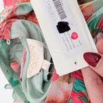 Rococo Sand Pleated Floral Mini Dress Womens Size Small NEW Green Photo 10