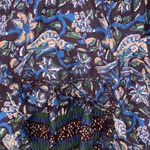 SEA NEW YORK Navy Pink Noah Smocked Long Sleeve Midi Dress Size‎ 2 Blue Photo 6