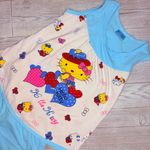 Ts fashion hello kitty 2 piece shorts and tank top outfit sleepwear pajama set m White Size M Photo 1