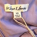 For Love & Lemons NWT  Chelsea Purple and White Lovecore Mini Dress - XS Photo 5