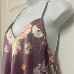 Flora Nikrooz Collection Lilac Arisa Printed Charmeuse Slip Gown Photo 2