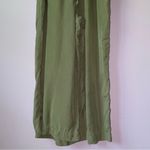 Cloth & Stone Size M Jumpsuit Green Wide Leg High Neck Neutral Minimalist Casual Photo 3