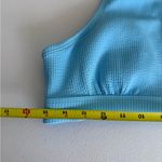 Nike  RIBBED SKY BREEZE SWIMWEAR Size large Bikini top Blue NWT MSRP $55 Photo 5