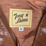 Tony Lama  Vintage Womens Leather Vest 13/14 Brown Size 44 Photo 13