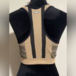 EUC DSG Sahara Sand and Pure Black Seamless Colorblock Sports Bra size large Tan Photo 3