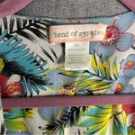 Band of Gypsies Cover Up Women's S/M Floral Sheer Open Boho Photo 5