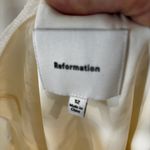 Reformation Malena Mini Dress Size 12 Ivory White Photo 3