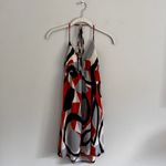 Forever 21 Y2K ORANGE AND BROWN FOREVER ABSTRACT HALTER NECK TANK TOP‎ Photo 2