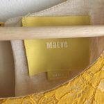 Maeve  Anthropologie Lace Floral Top Mustard Dress Sleeveless Pockets Size‎ S Photo 4