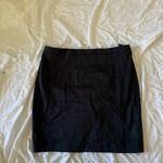 EXPRESS black exposed zipper skirt size 10 99% cotton Photo 1