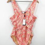 Cabana Life x Talbots One Piece Swim Bathing Suit Pink Size XL Photo 0