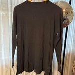 Eileen Fisher  Black Waffle Knit Longsleeve Photo 0