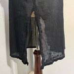 Pineapple Cove Black Tunic Summer Beach Relaxed Dress with Embroidered Sequin XL Photo 6