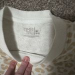 Leopard Crewneck Sweatshirt White Size M Photo 4