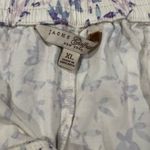 Jachs Girlfriend Jach’s Girlfriend White Floral Chino Shorts Photo 6
