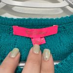 Lilly Pulitzer  Jacquetta Sweater XS Maldives Green Knit Crewneck NWT $148 Cotton Photo 1