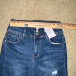 Risen LA Jeans triple button fly straight jeans 7/28 Distressed Wide Leg Blue Photo 2