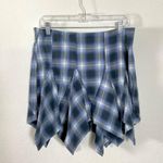 Free People Fairy Grunge 90s Xia Tartan Plaid Mini Skirt Size Medium Shark Bite Photo 7