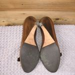 Miu Miu  Brown Leather Wedge Shoes Photo 9