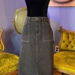 Love, Fire Denim Cargo Maxi Skirt Juniors Size 7 Black Photo 0