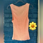 VICI Pink Ribbed Sleeveless Tank Top Photo 5