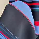 ZARA  Woman Striped Pleated Knee Length Skirt, Small, NWT, Black/Blue/Red/Green Photo 9