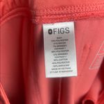 FIGS  Coral Jogger Pants with Neon Accents Photo 5