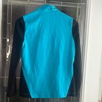 kim rogers Women's Small Full Zip Athletic Jacket Green Black Long Sleeve Photo 1