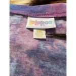 LuLaRoe Women Sz 3XL Tunic Top Short Sleeves Stretch Colorful Floral Colorful Photo 2