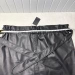 Eloquii Black Faux Leather Pencil Skirt Stretchy Size 22 Photo 4