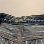 American Eagle  Outfitters Mom Jean Railroad Striped High Rise Ankle Cotton 4 Photo 7