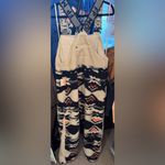 NWOT Free People FP Movement Hit The Slopes Printed Salopette Black combo XS S M Size M Photo 14