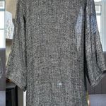 Eileen Fisher Organic Linen Blend Longsleeve Open Front Long Cardigan Knit M Photo 1