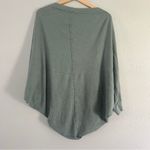 GAP Factory Green Cardigan Sweater Batwing Slouchy Oversized Fit XS Small Casual Photo 4