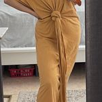 ZARA Mustard Yellow Maxi Dress Photo 0