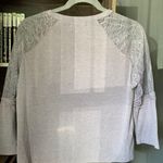 Lavender Lace Detailed Shirt Purple Size M Photo 1